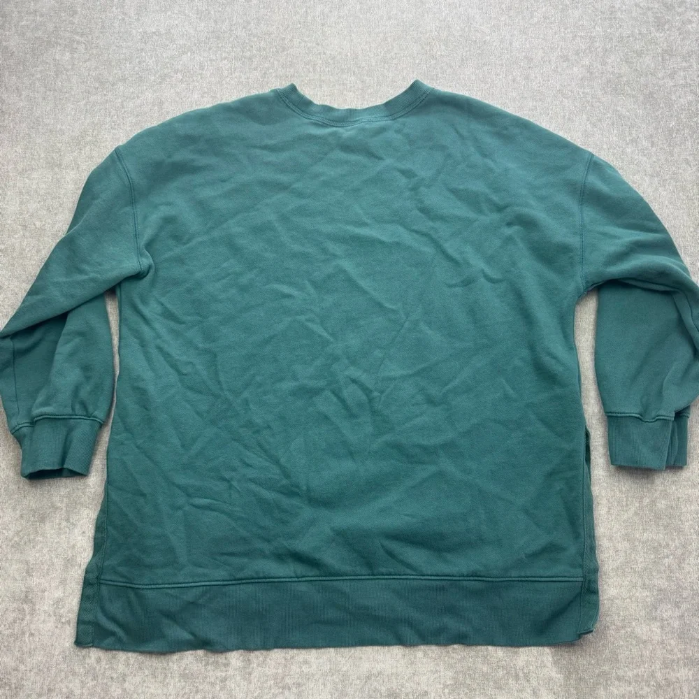 Old Navy Women’s SoComfy Relaxed Tunic Sweatshirt Moss Green Large - Picture 2 of 6